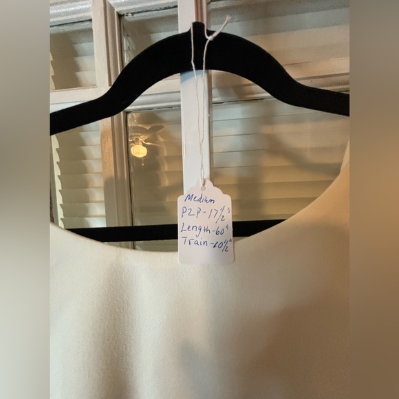 Lulus Ruffle Sleeve Dress With Train-Medium - Picture 15 of 16